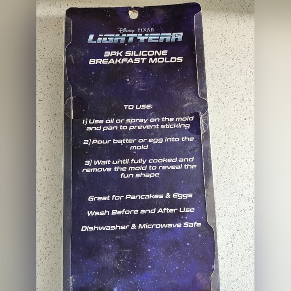 NWT Lightyear 3 Silicone Breakfast molds - Picture 4 of 6